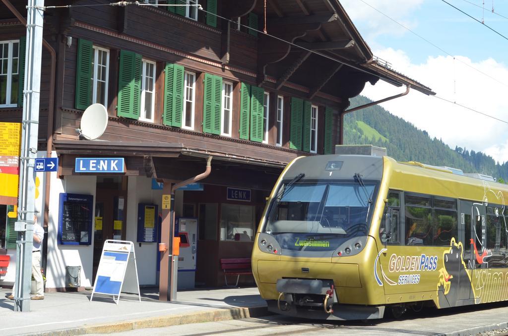Parkhotel Bellevue Budget Lenk Dış mekan fotoğraf