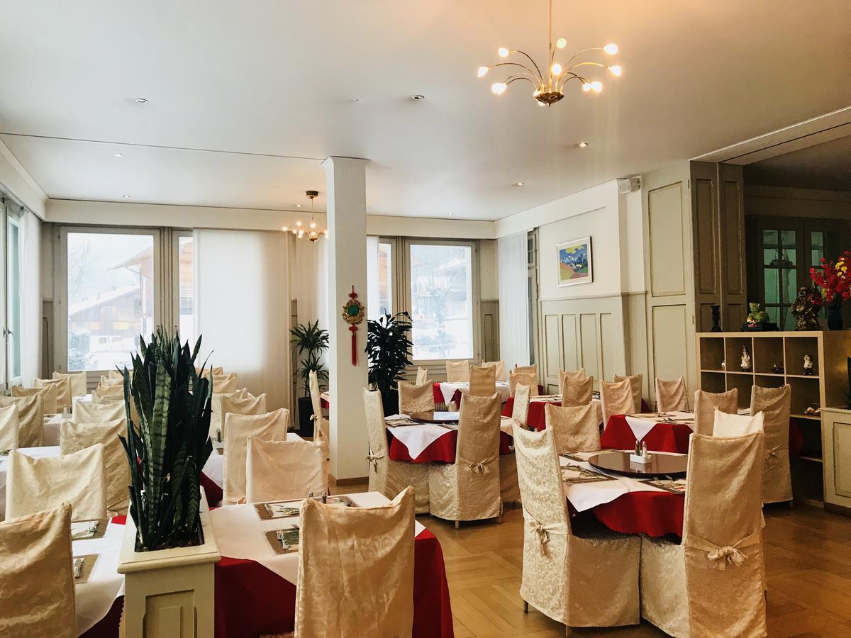 Parkhotel Bellevue Budget Lenk Dış mekan fotoğraf