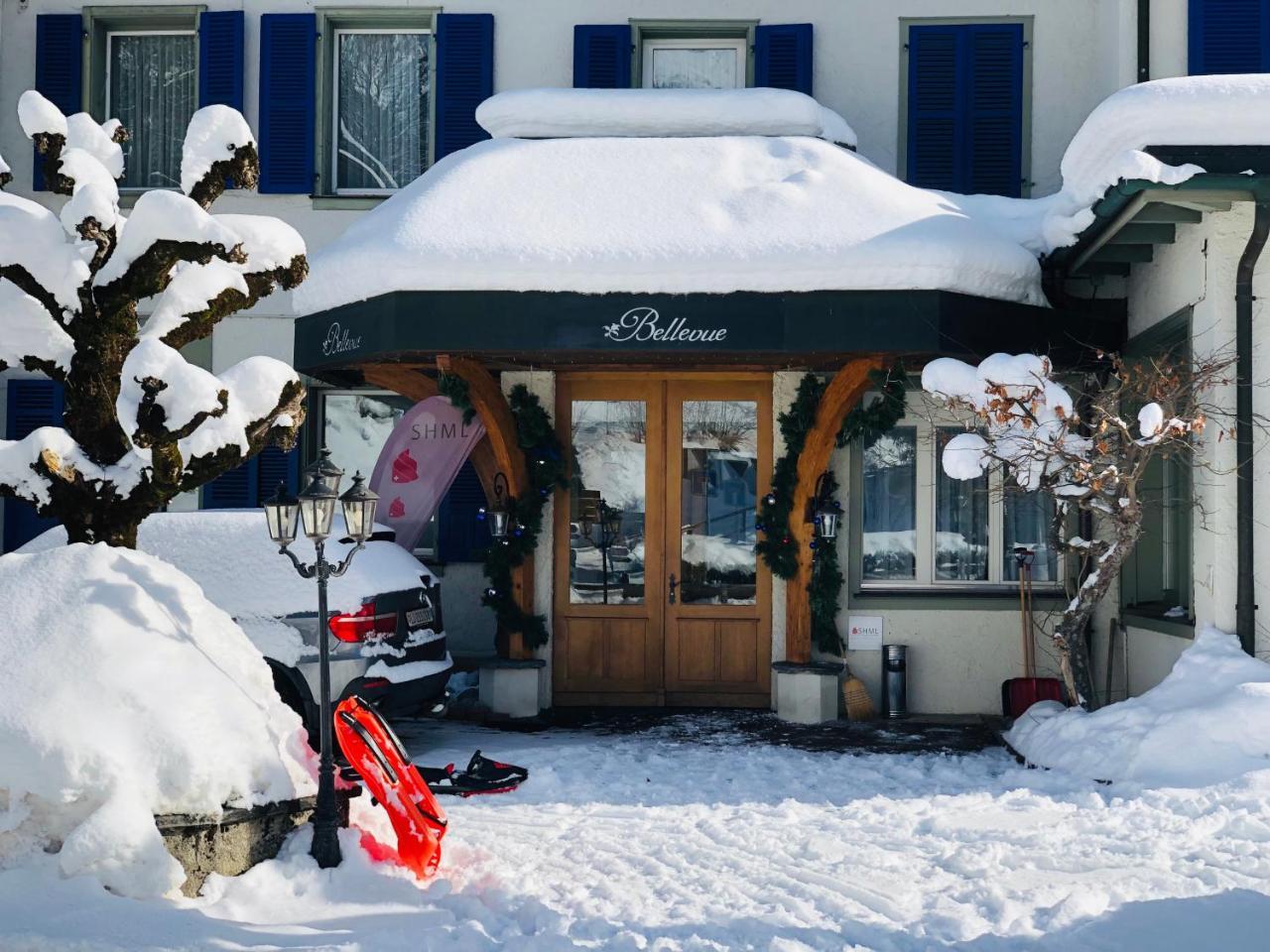 Parkhotel Bellevue Budget Lenk Dış mekan fotoğraf