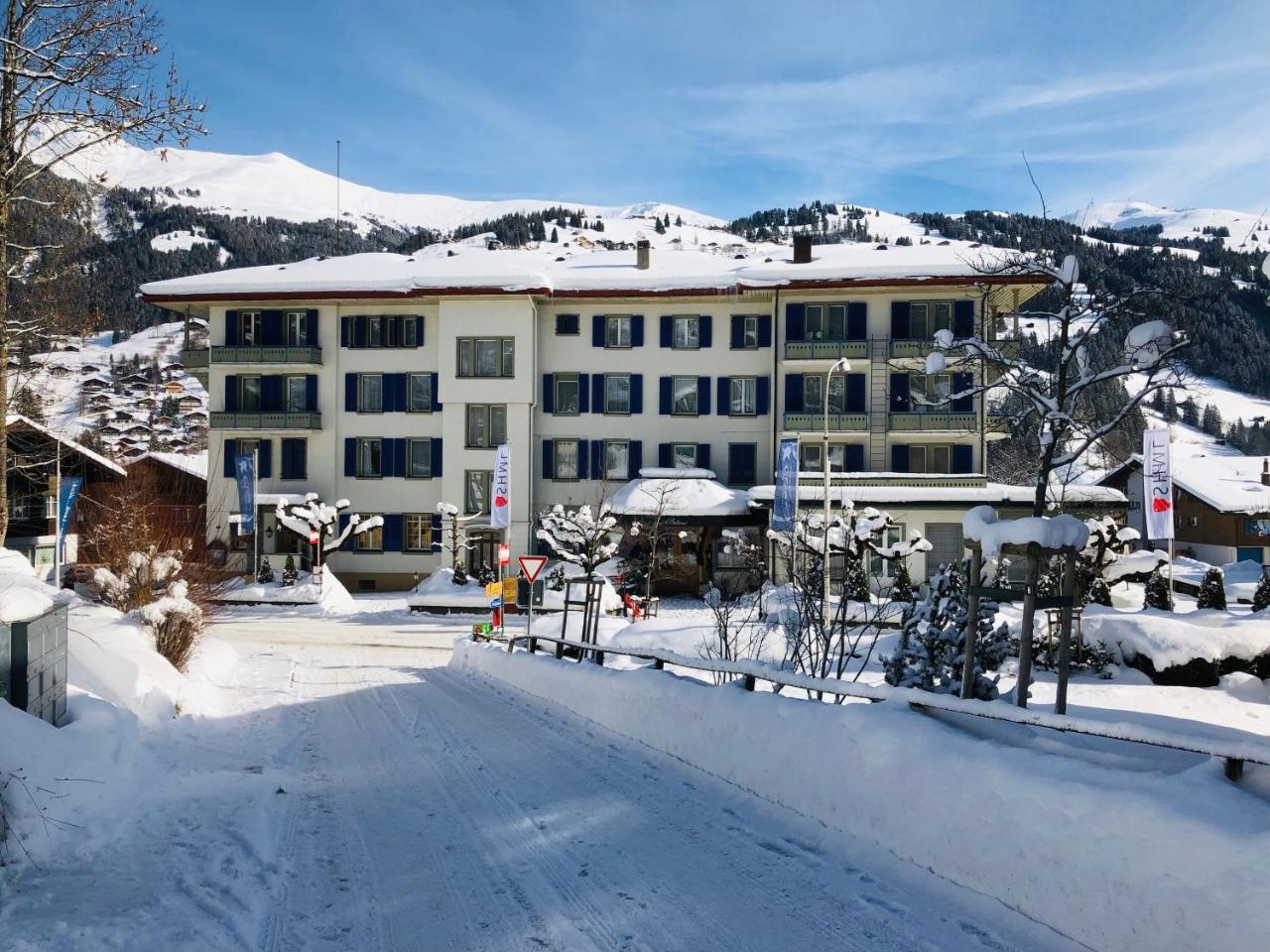 Parkhotel Bellevue Budget Lenk Dış mekan fotoğraf